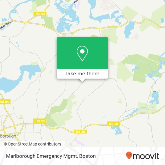 Marlborough Emergency Mgmt map