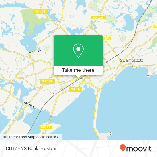 CITIZENS Bank map