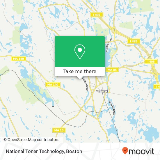 Mapa de National Toner Technology