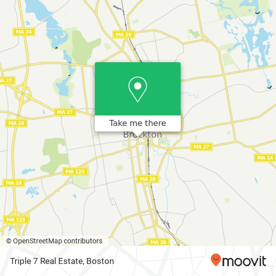 Triple 7 Real Estate map