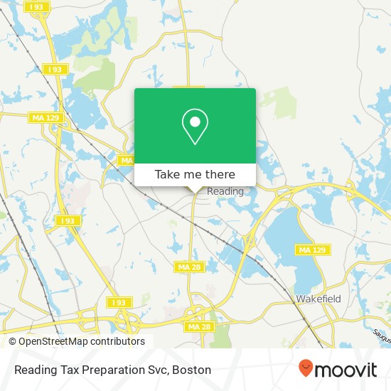 Reading Tax Preparation Svc map