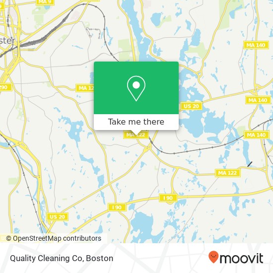 Quality Cleaning Co map