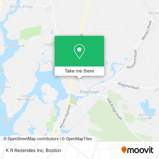 K R Rezendes Inc map