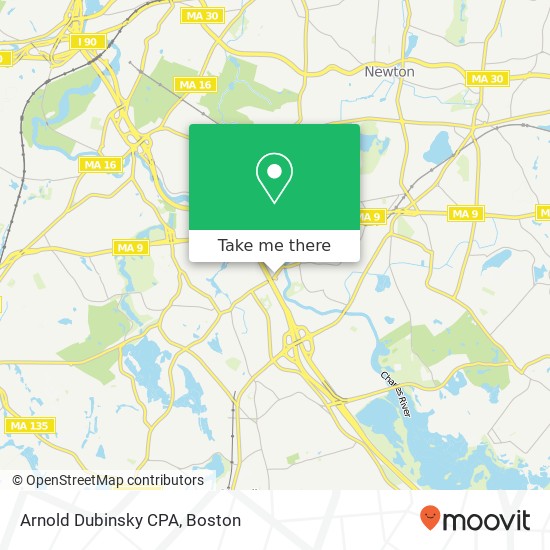 Arnold Dubinsky CPA map