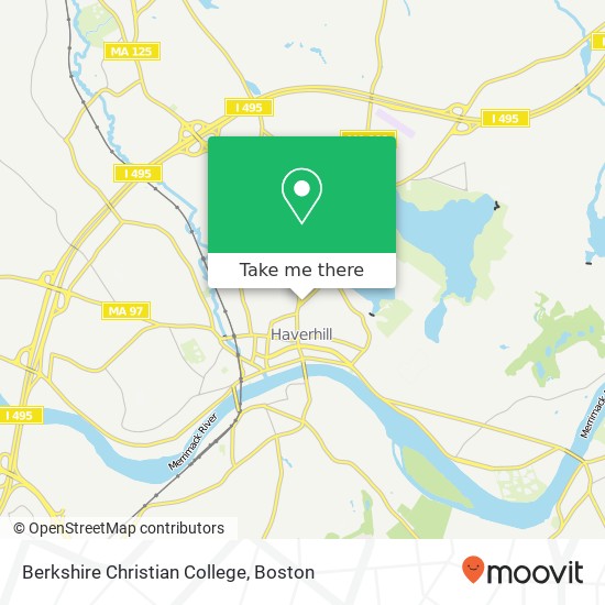 Mapa de Berkshire Christian College