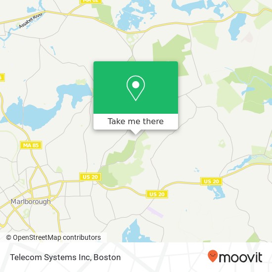 Mapa de Telecom Systems Inc