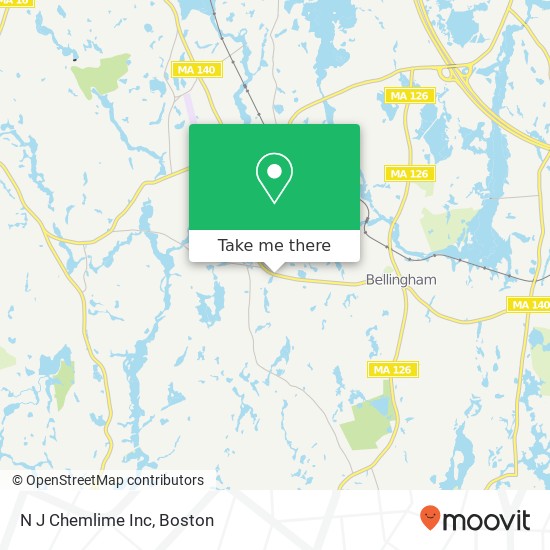 N J Chemlime Inc map