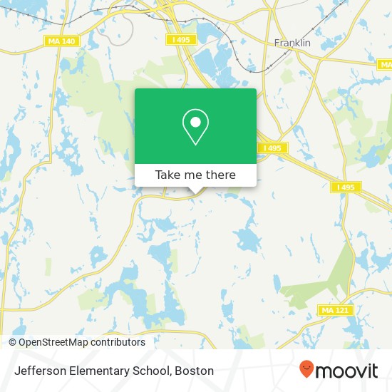 Jefferson Elementary School map