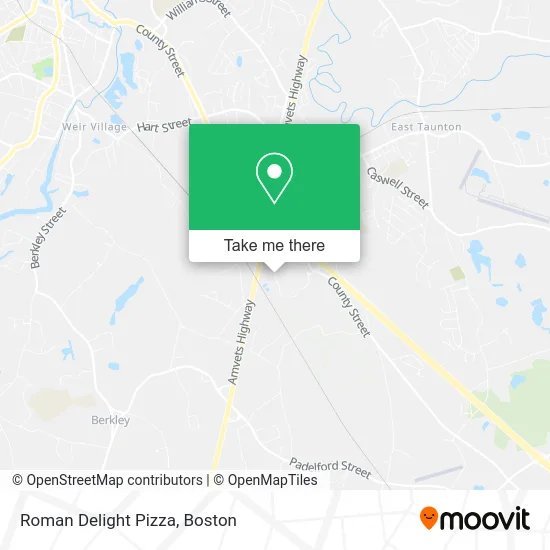 Roman Delight Pizza map