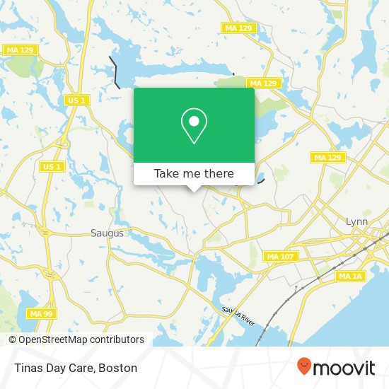 Tinas Day Care map