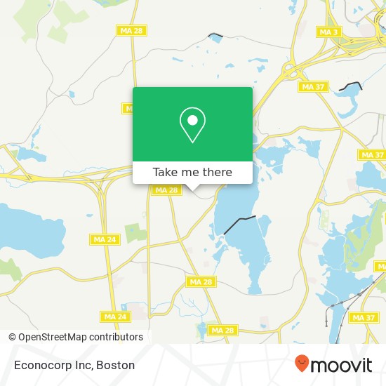 Econocorp Inc map