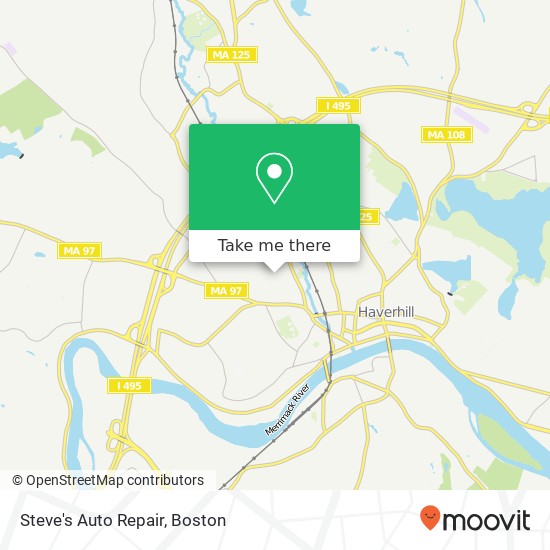 Steve's Auto Repair map
