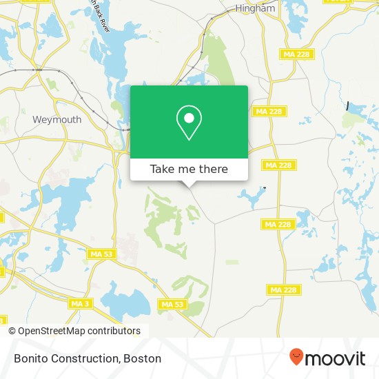 Mapa de Bonito Construction