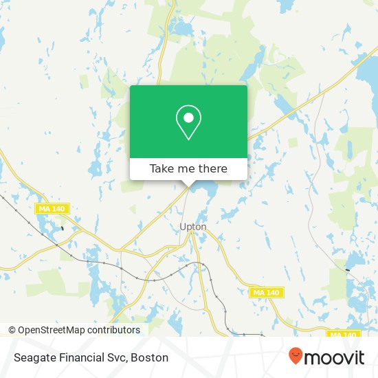 Mapa de Seagate Financial Svc