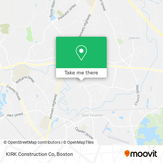 KIRK Construction Co map