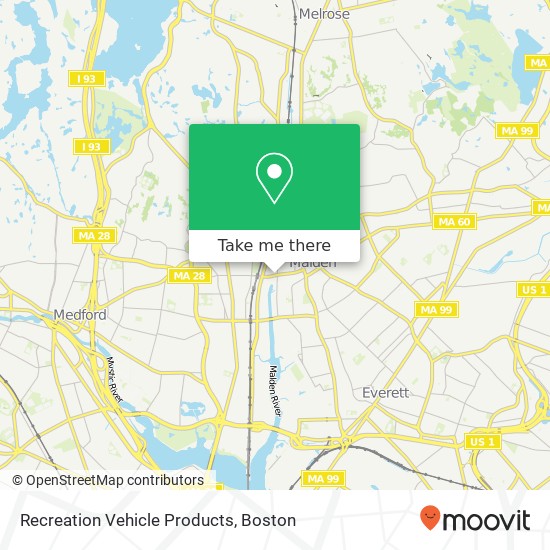 Recreation Vehicle Products map