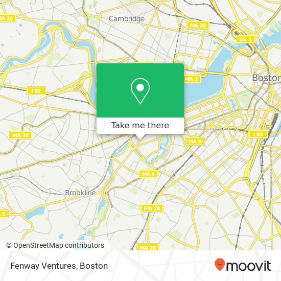 Mapa de Fenway Ventures