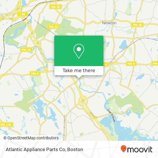 Atlantic Appliance Parts Co map