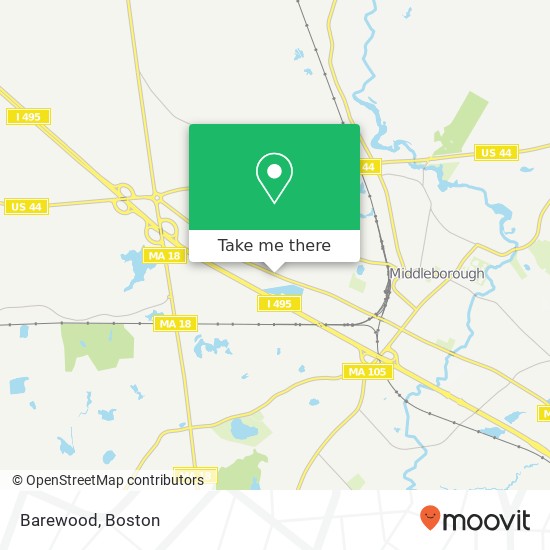 Mapa de Barewood