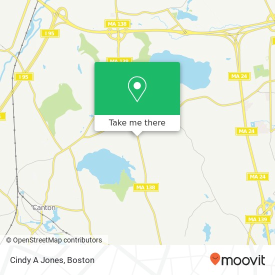 Cindy A Jones map