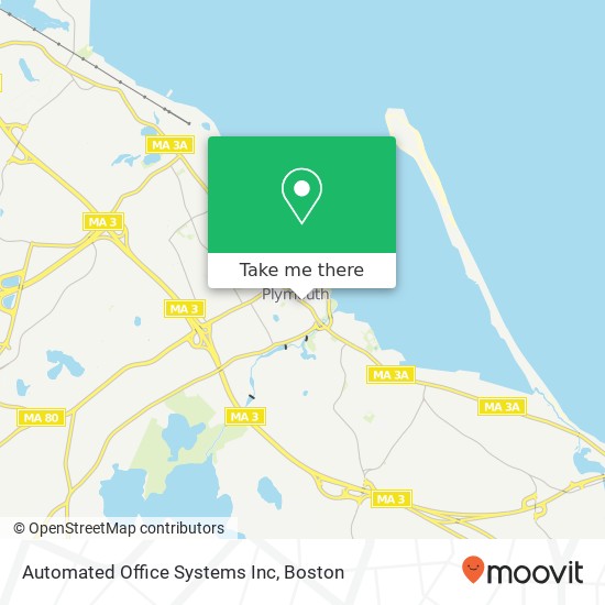 Mapa de Automated Office Systems Inc