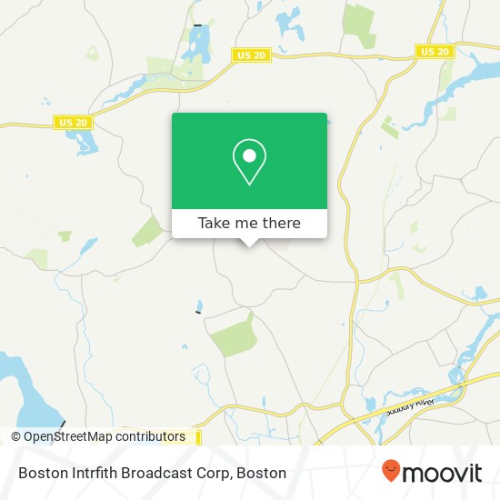 Boston Intrfith Broadcast Corp map