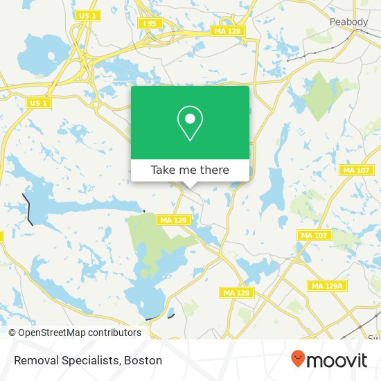 Removal Specialists map