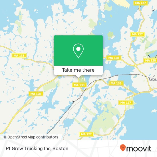 Pt Grew Trucking Inc map