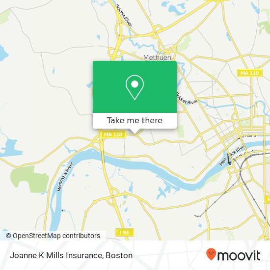 Mapa de Joanne K Mills Insurance