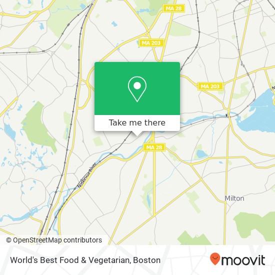 Mapa de World's Best Food & Vegetarian