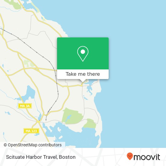 Mapa de Scituate Harbor Travel