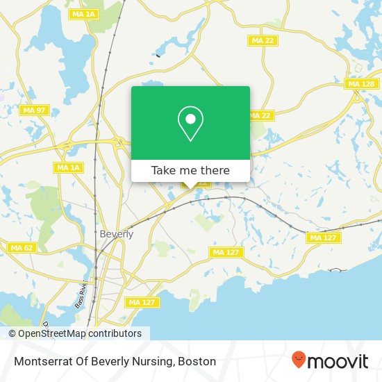 Montserrat Of Beverly Nursing map