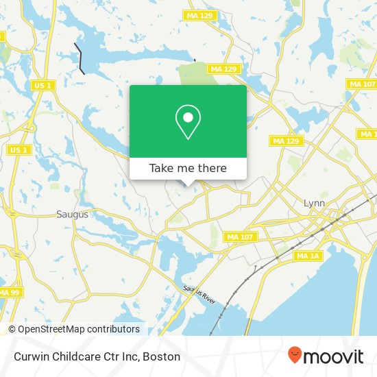 Mapa de Curwin Childcare Ctr Inc