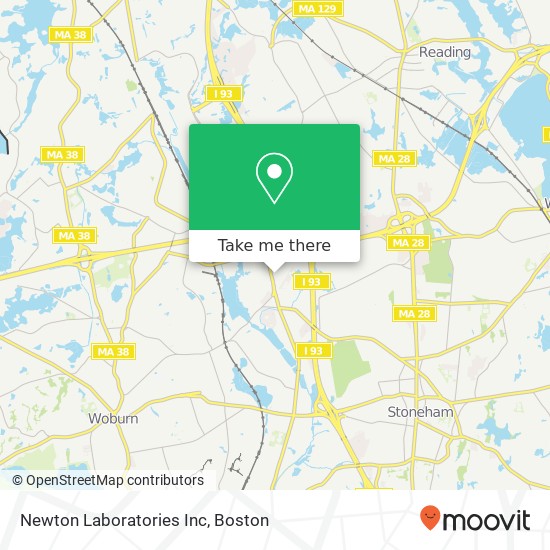 Newton Laboratories Inc map