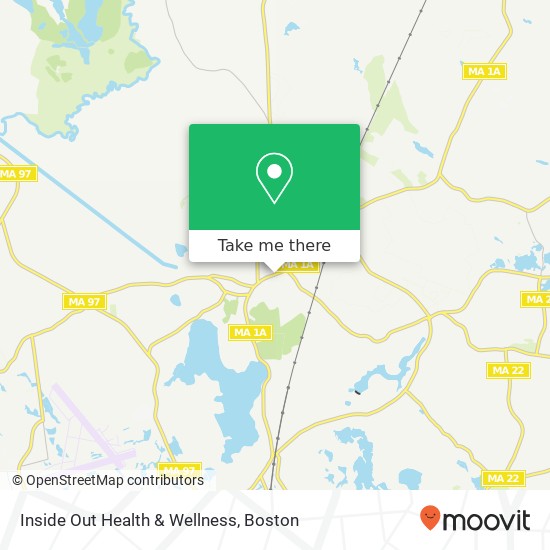 Inside Out Health & Wellness map