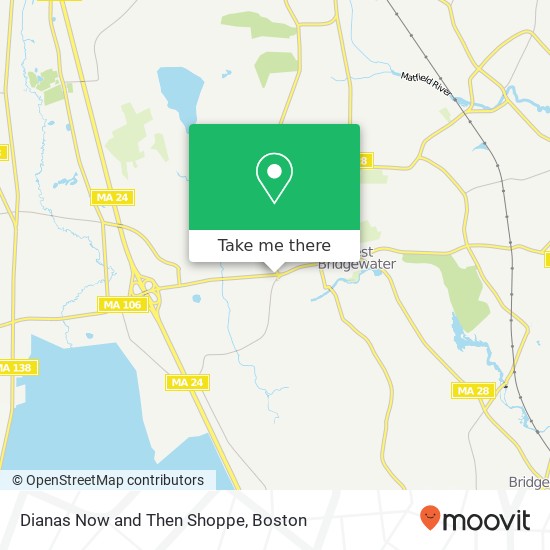 Dianas Now and Then Shoppe map