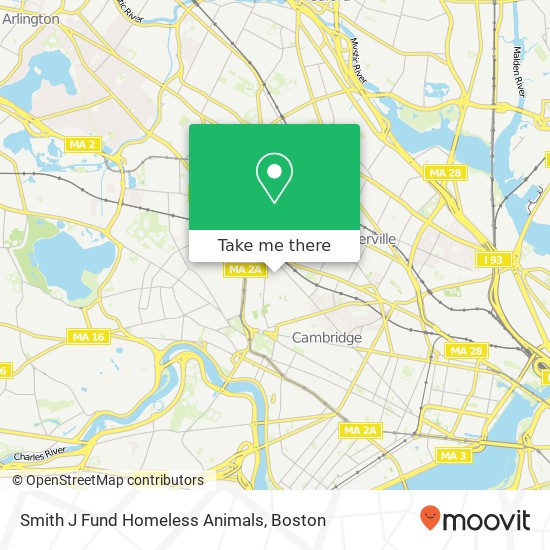 Mapa de Smith J Fund Homeless Animals