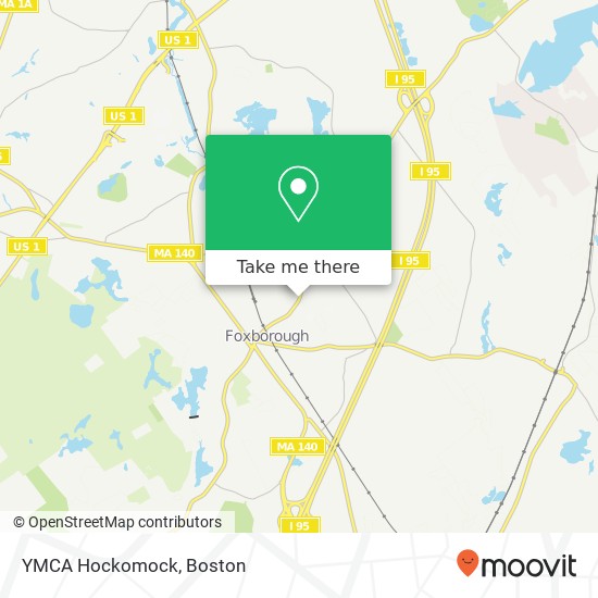 Mapa de YMCA Hockomock