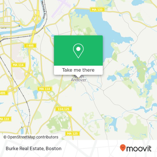 Burke Real Estate map