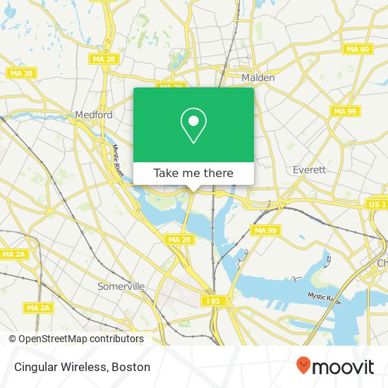 Cingular Wireless map