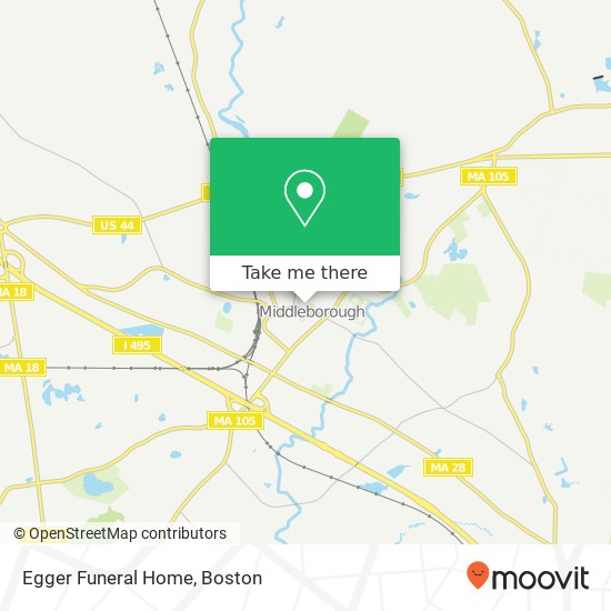 Mapa de Egger Funeral Home