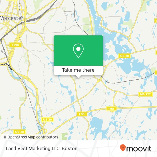 Mapa de Land Vest Marketing LLC