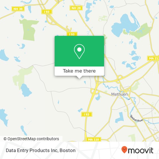 Data Entry Products Inc map