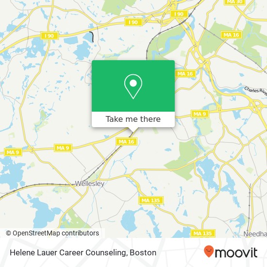 Helene Lauer Career Counseling map