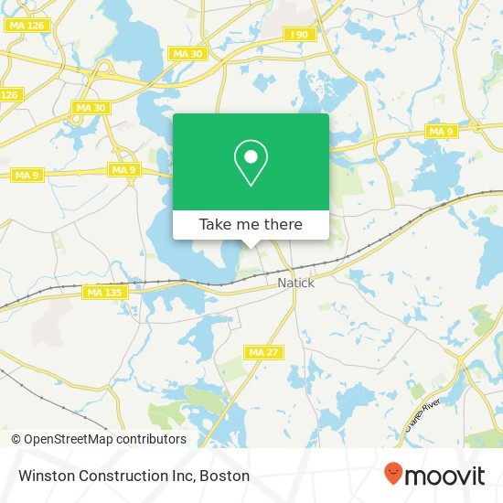 Mapa de Winston Construction Inc