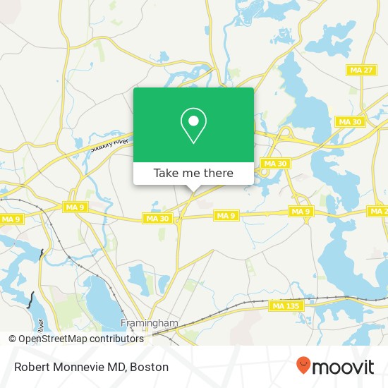 Robert Monnevie MD map