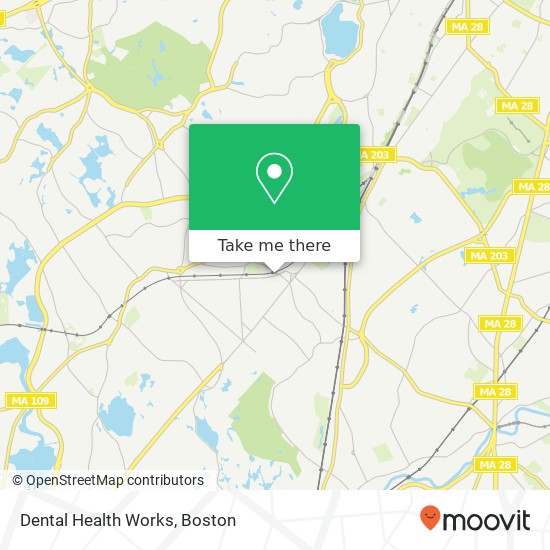 Dental Health Works map