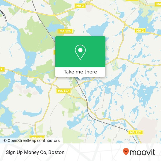 Sign Up Money Co map