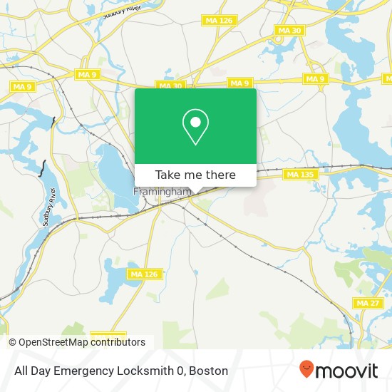 Mapa de All Day Emergency Locksmith 0