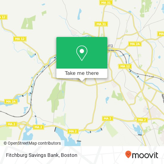 Fitchburg Savings Bank map